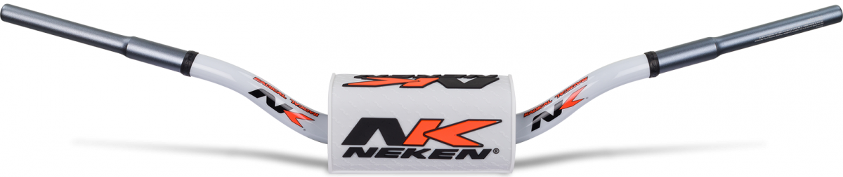 Neken smooth feeling handlebar, white, pad white