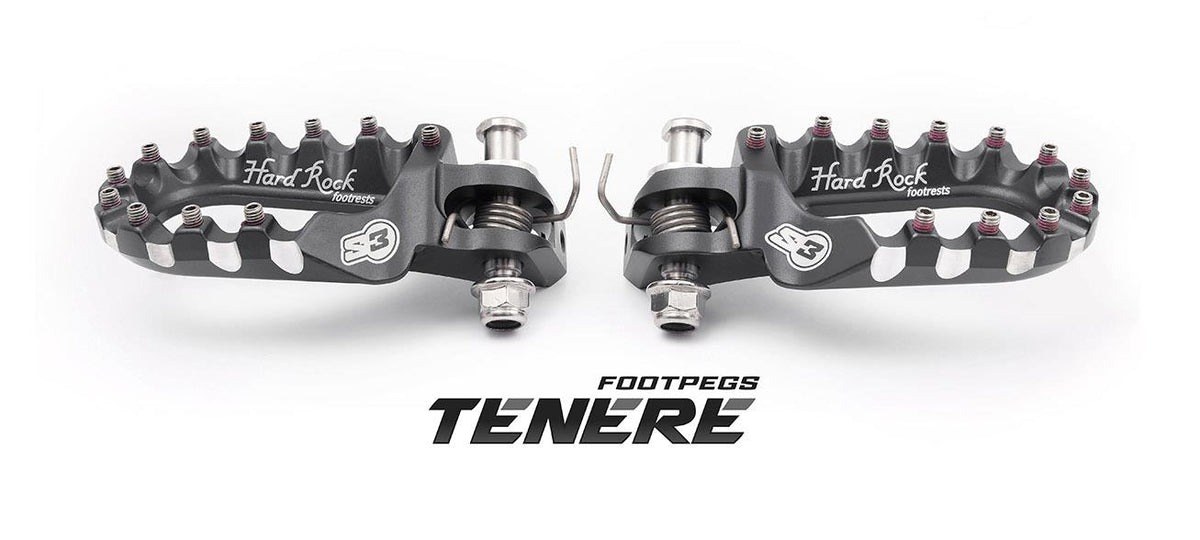 S3 Footrest Solid Adv Blk KTM 690,790,890,1290