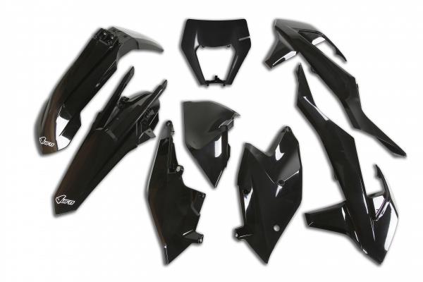 KTM EXC 2017 2019 kit with headlight black