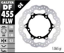 Galfer Yamaha T7 front Disc Wave Floating (Steel)