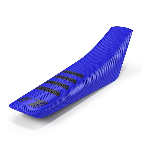 One Gripper Seat Cover - RIBBED Blue/Black