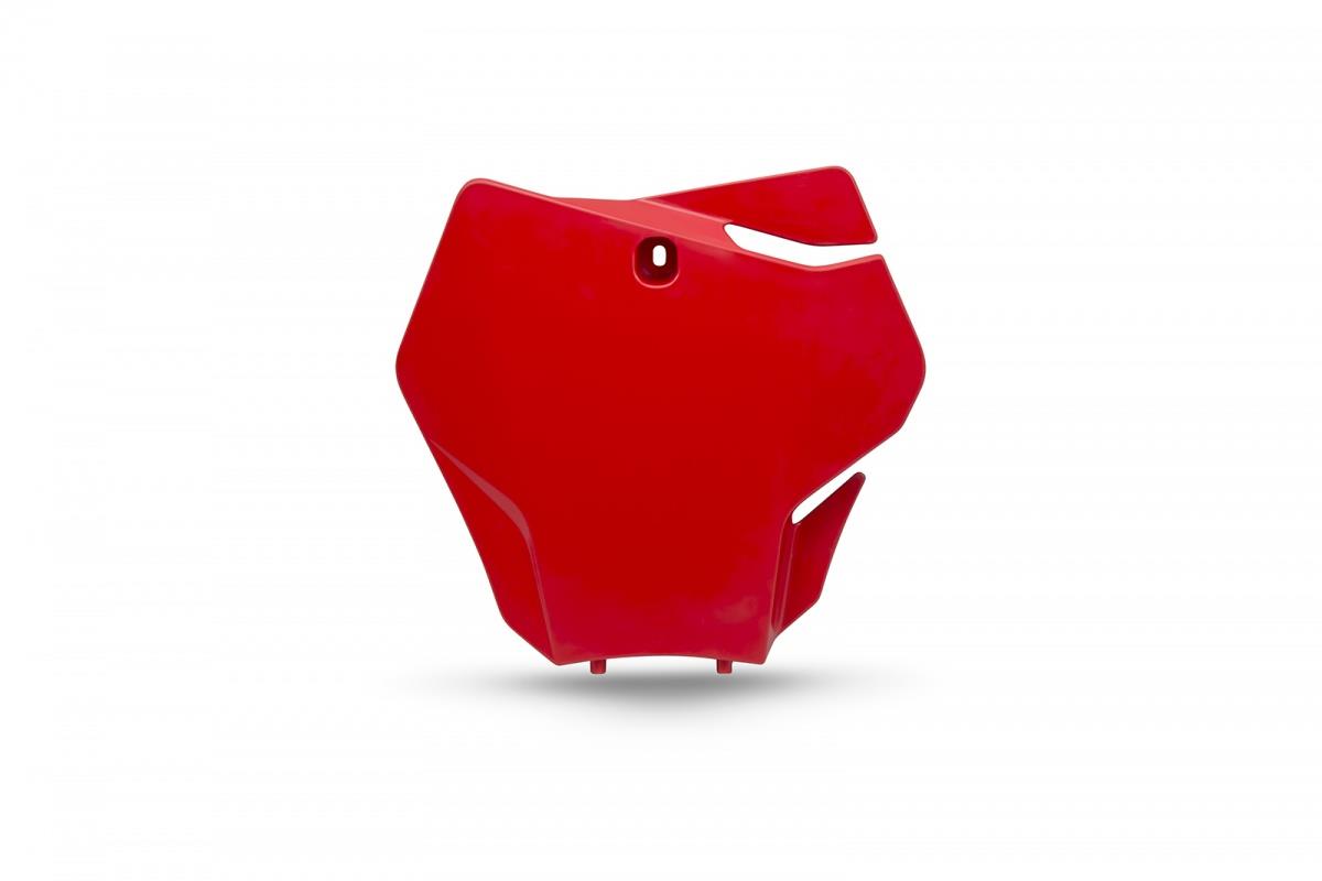 Front number plate red (Gas Gas 2021-23)