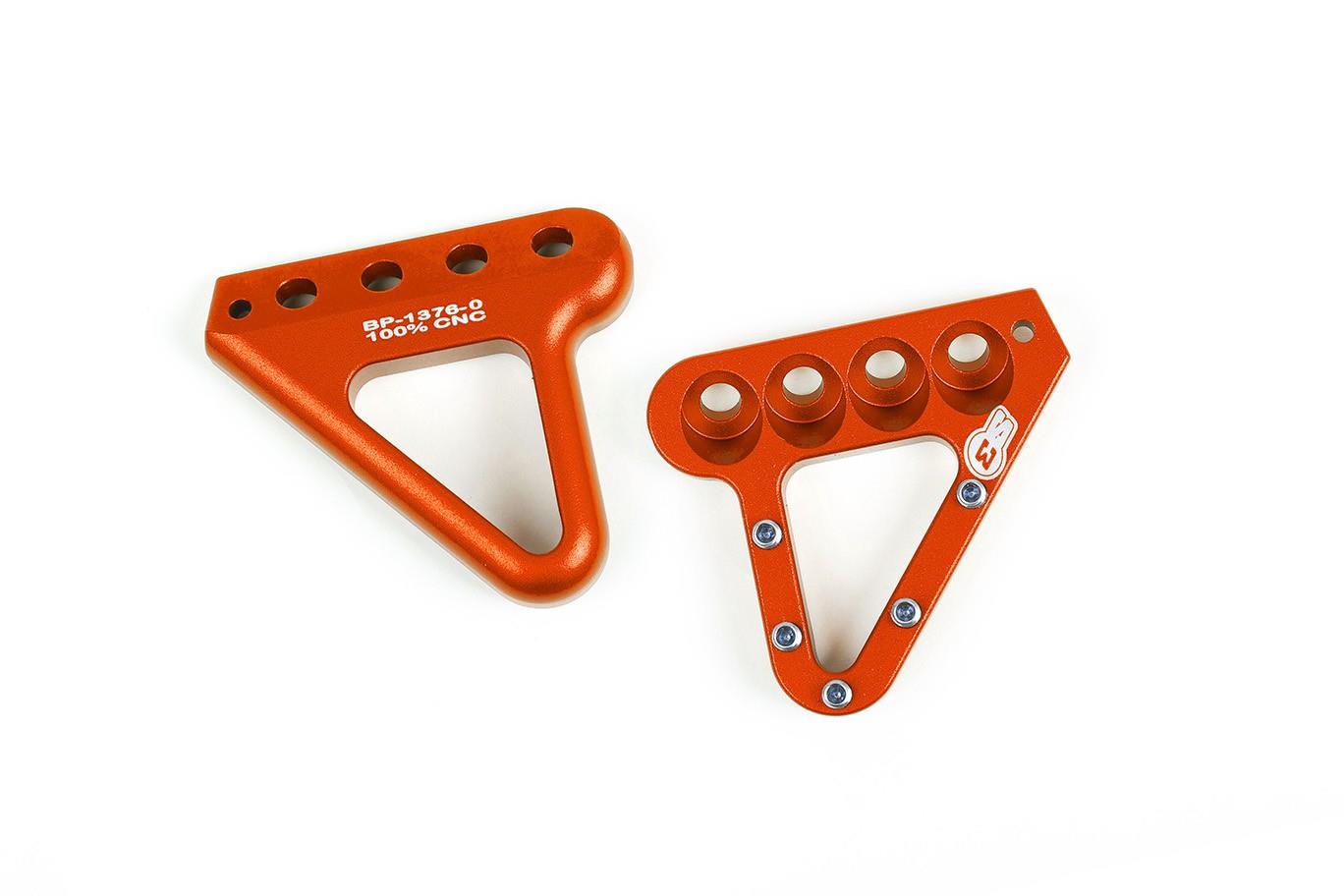 S3 Rear brake step plate XL "TPI" KTM/Hus/Gas Blk