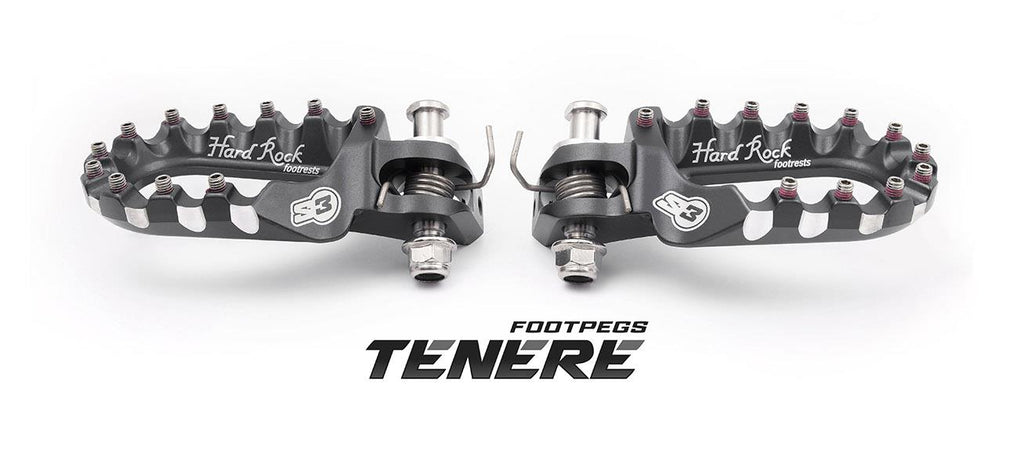 S3 Hard Rock Footrest Tenere XT700 Titanium