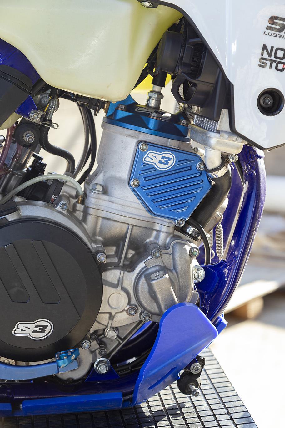 S3 Sherco High Volume Power Valve Cover Blue