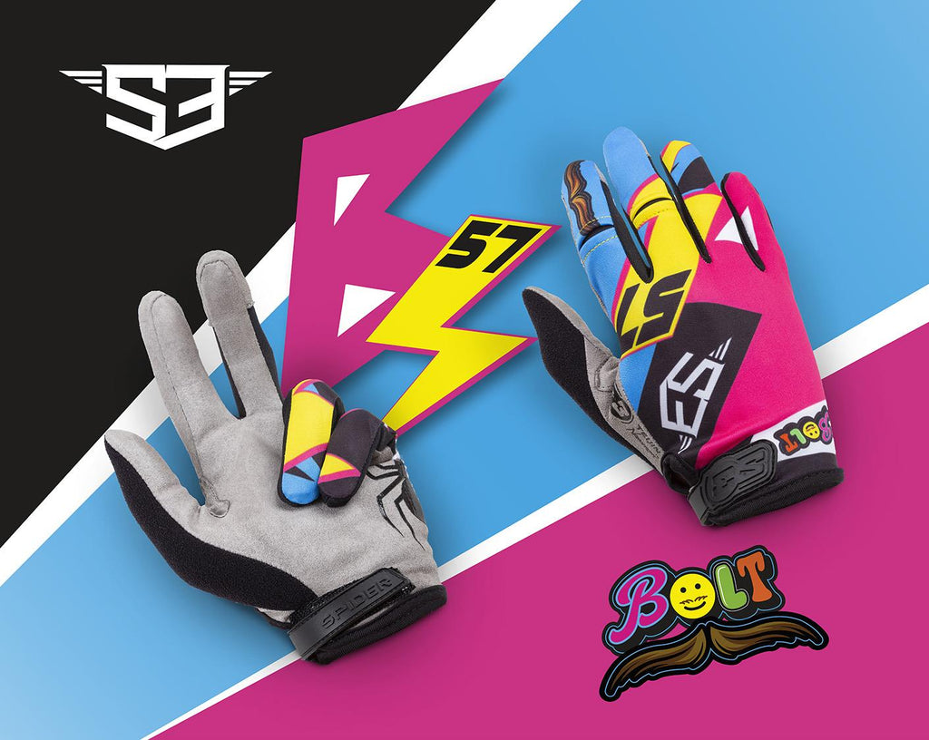 S3 Gloves Spider Red