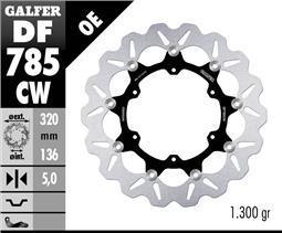 Galfer 1090-1290 Front DISC WAVE FLOATING COMPLETE