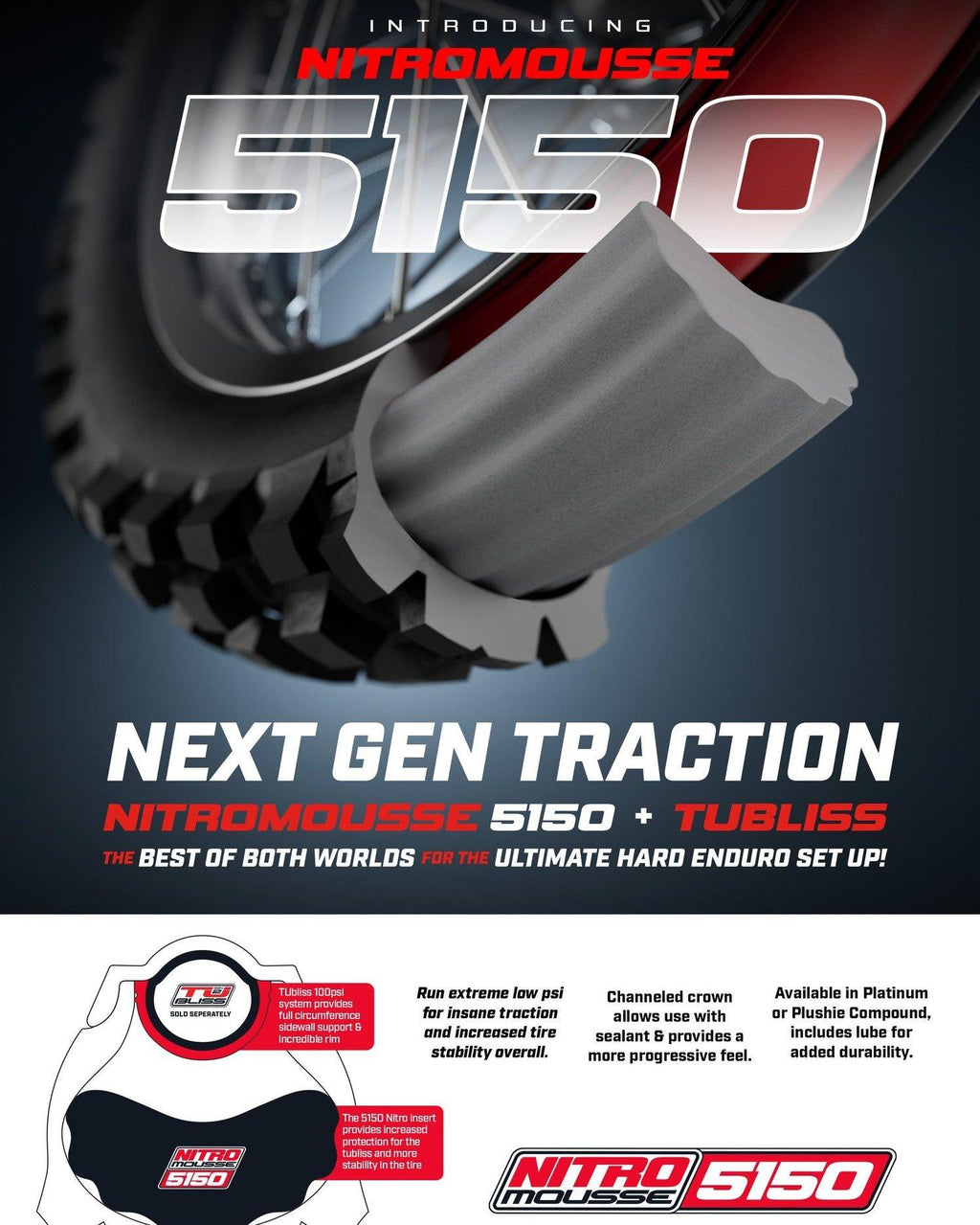 Nitro Mousse 5150 - Platinum - 18"