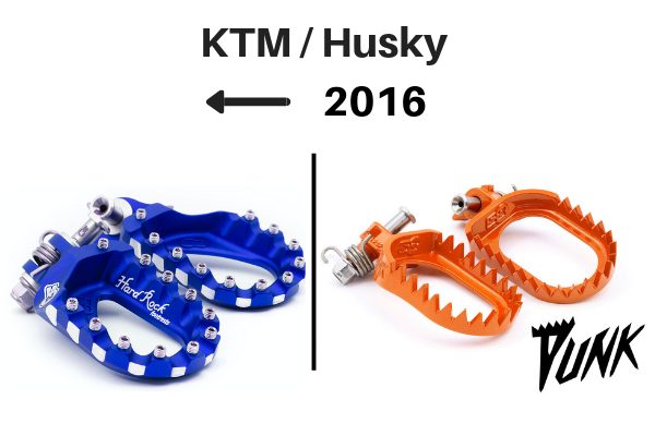 S3 Footrests Hadrock Enduro/Yamaha Titanium