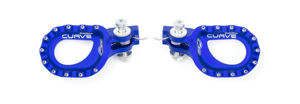 S3 Footrest Kit HR Curve Silver