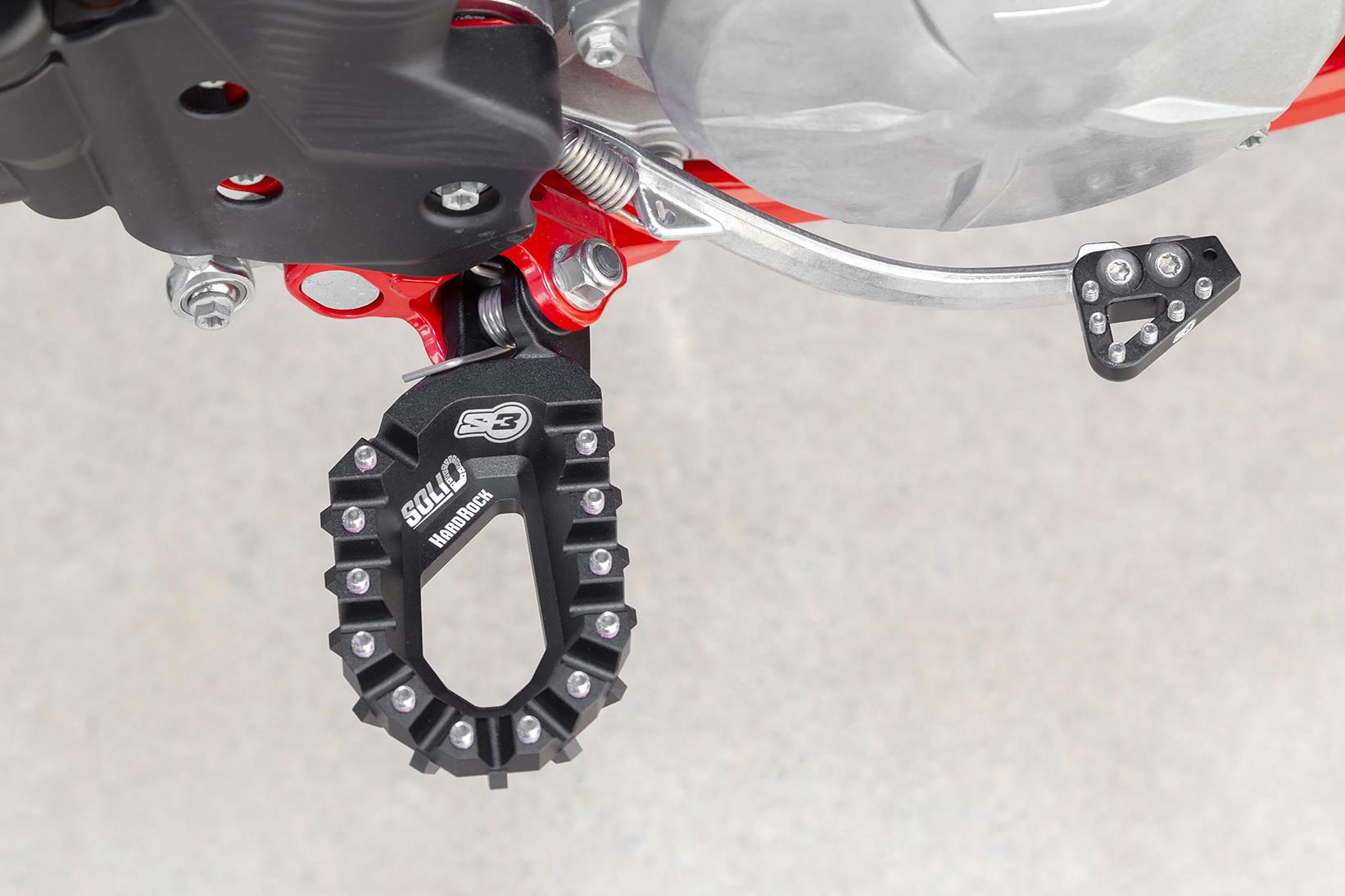S3 Solid Footrest KTM/HKY/GG BLK 2024