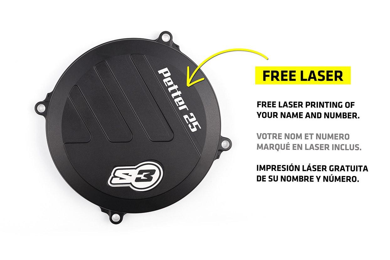 S3 Clutch Cover Sherco 250-300 Black
