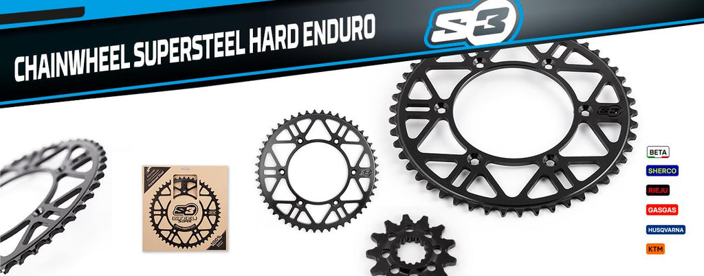 S3 Supersteel Chainwheel KTM/GG/Hky Black 49T