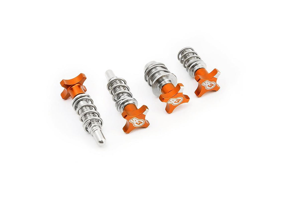 S3 Lever and MC adjusters kit AJP BRAKTEC Blue