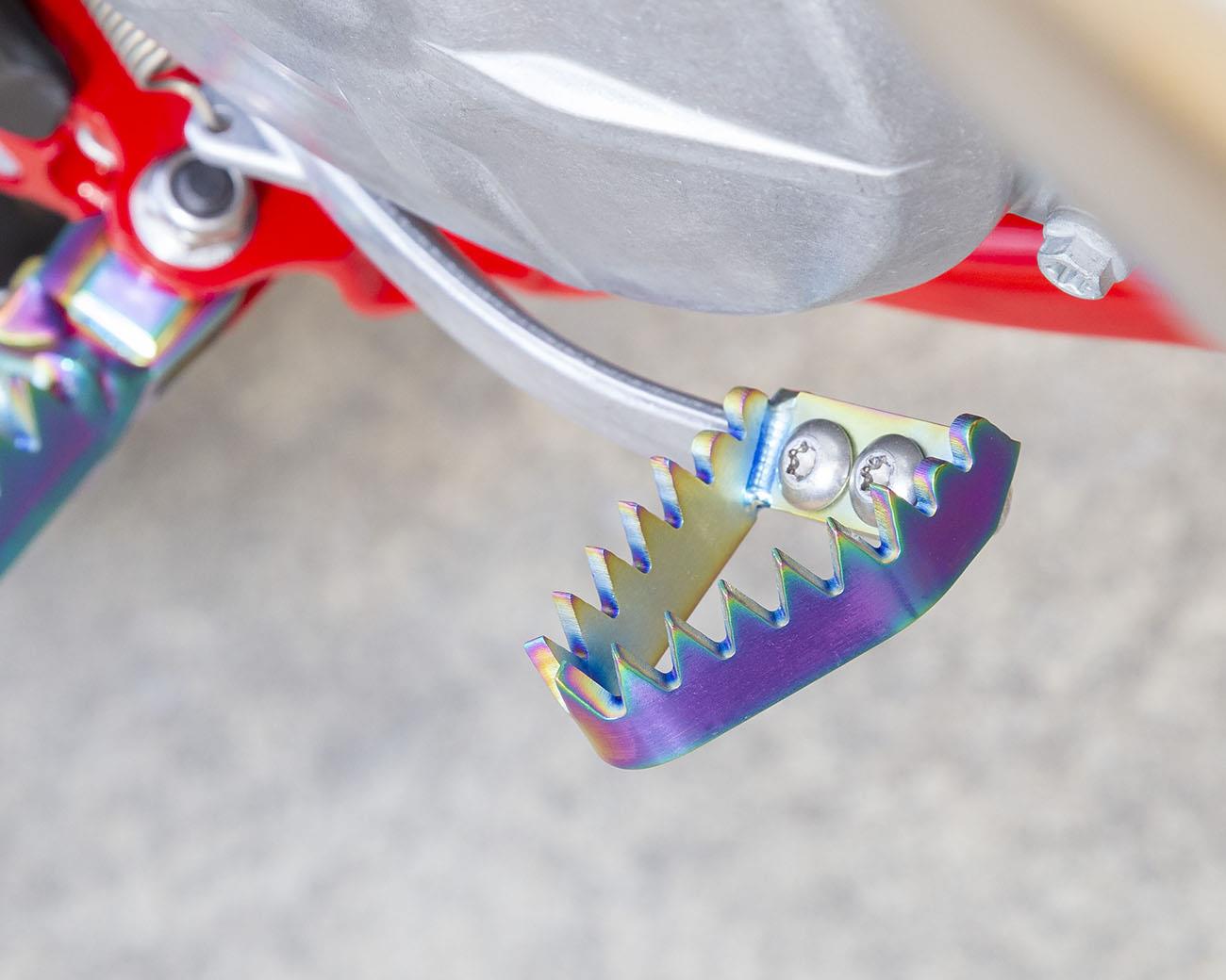 S3 Titanium foot pedal small