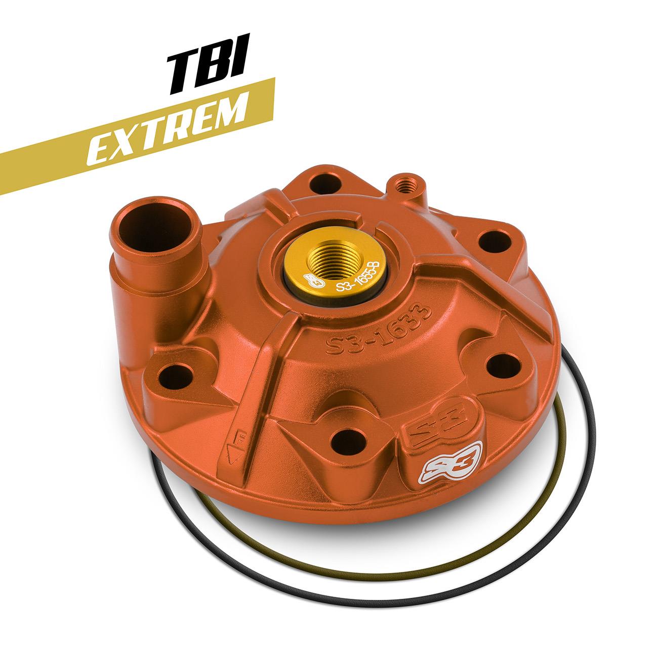 S3 Extreme Head Kit Husky 250 TBI Orange