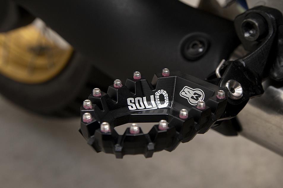 S3 Footpegs Kit Africa Twin Black