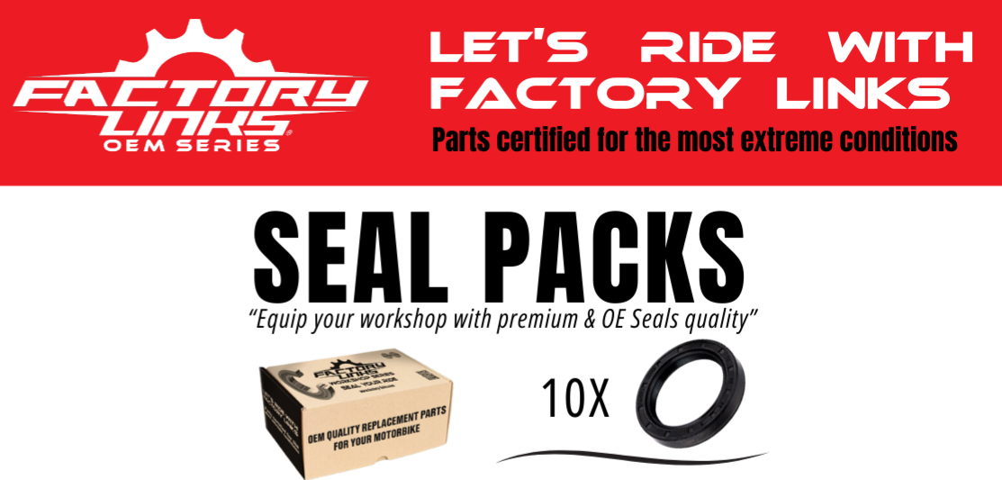 FL Workshop series seals pack (x10) KTM rear 93-22