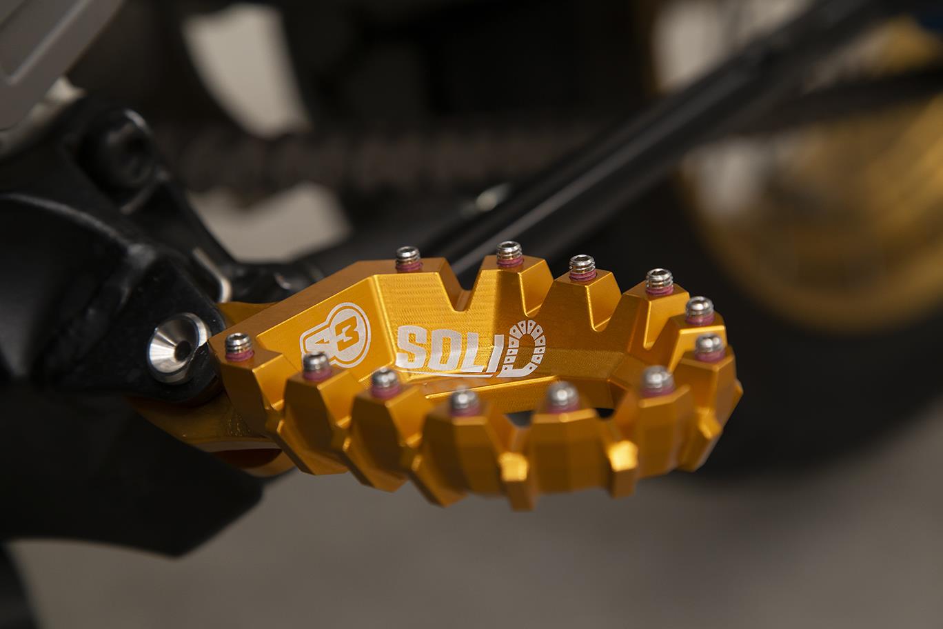 S3 Footpegs Kit Africa Twin Black