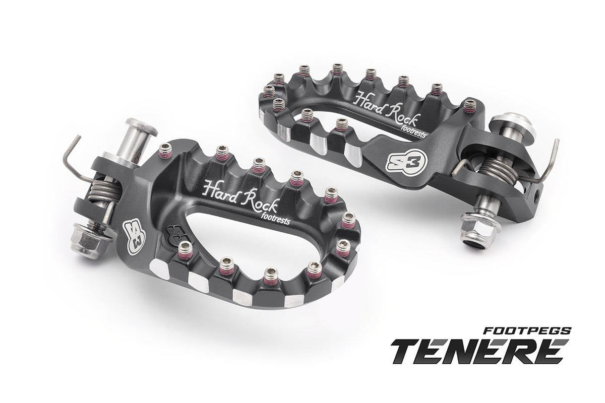 S3 Footrest Solid Adv Blk KTM 690,790,890,1290