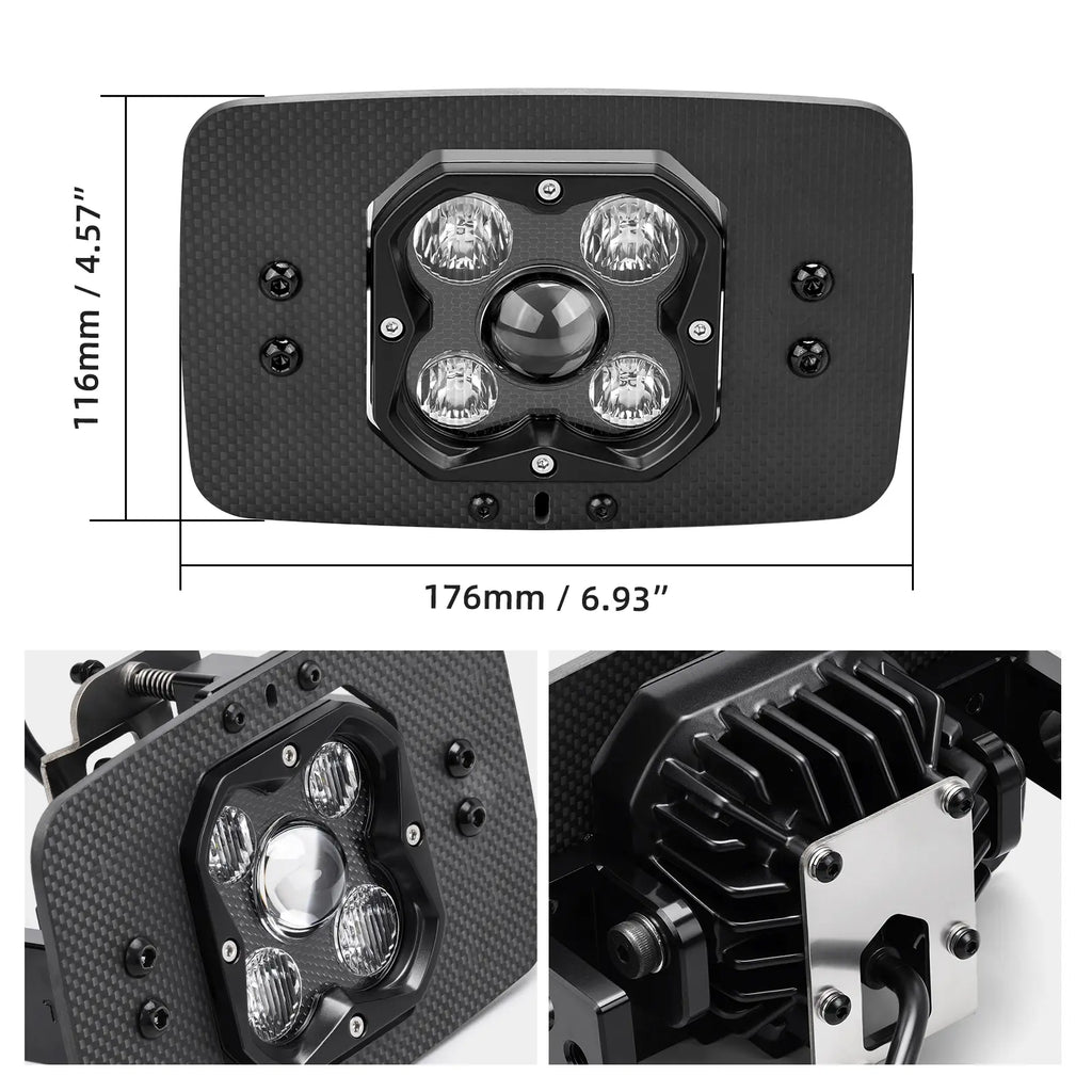 Off-Road Rally LED Headlight Kit For Honda XR650L 1993-2025