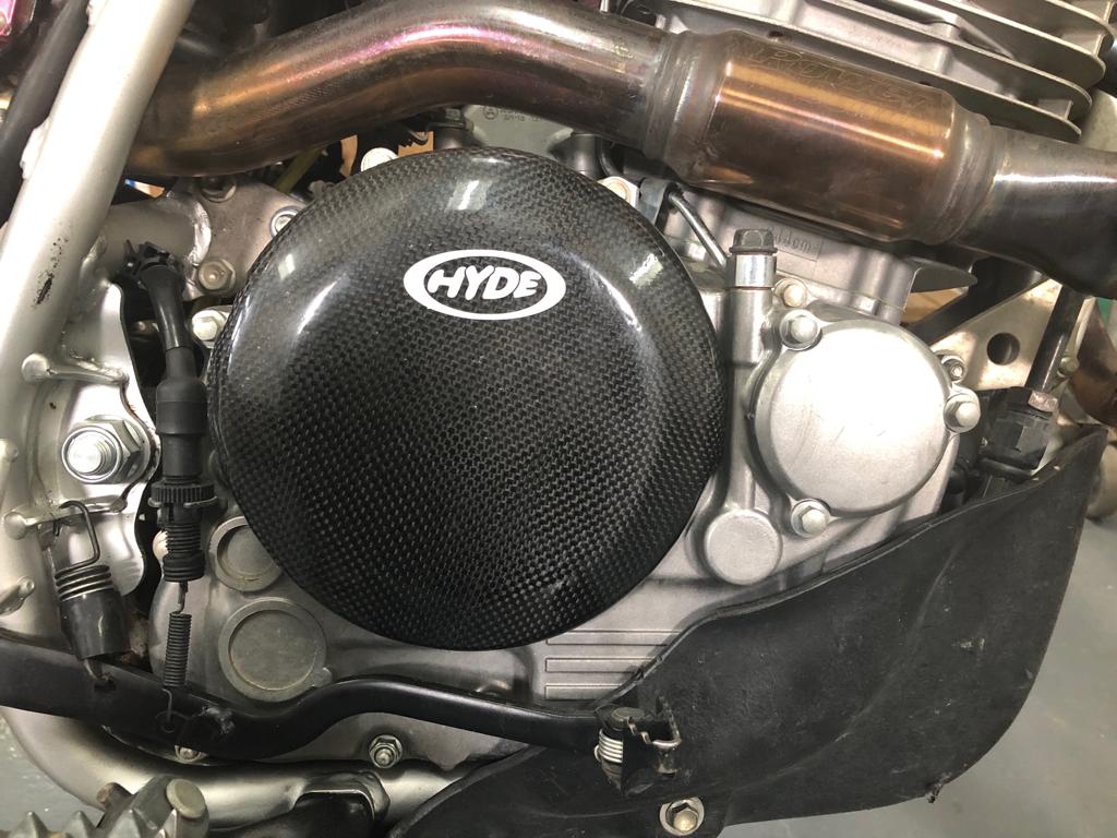 HONDA XR650 CARBON CLUTCH GUARD