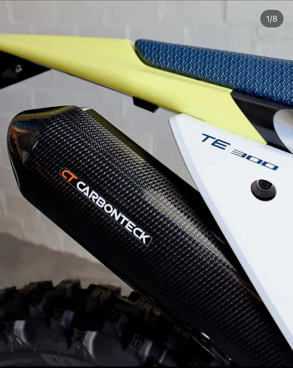 CarbonTech Silencer Guard - KTM/GasGas/Husky 250-300 (2024 Up) Position 1