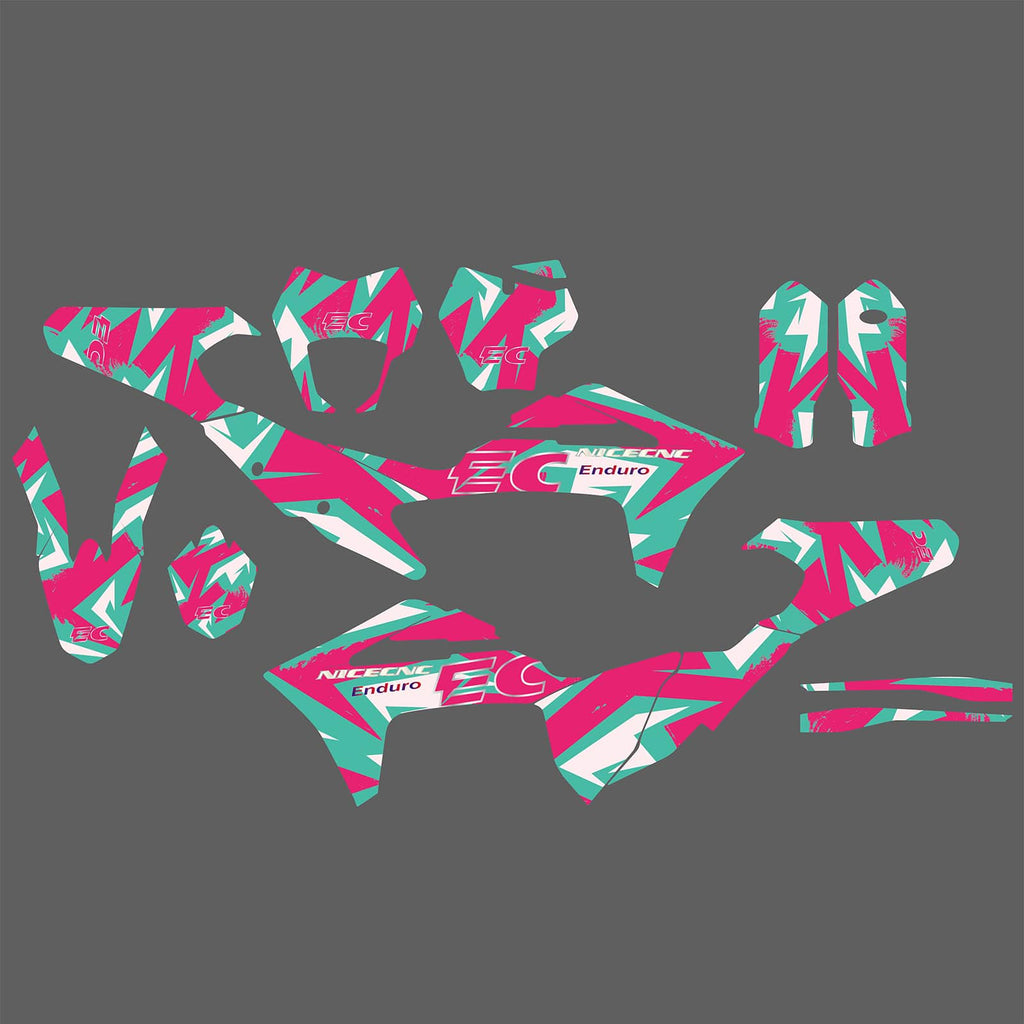 Motorcycle Team Full Graphics Background Sticker Decal Kits For GAS GAS EC Enduro 2021-2023