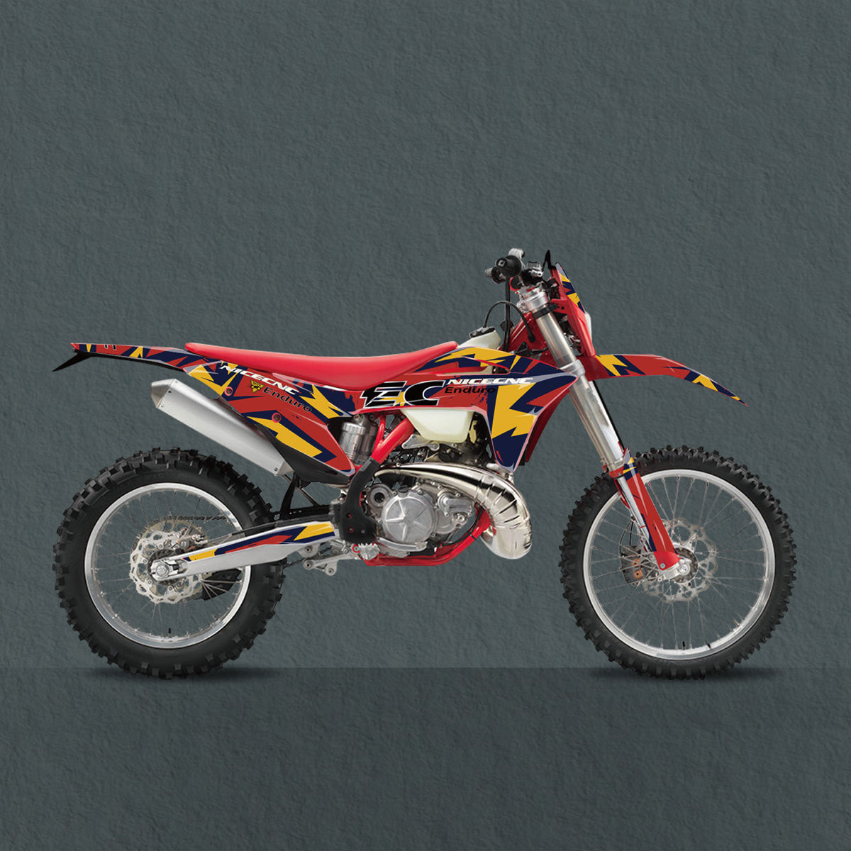 Motorcycle Team Full Graphics Background Sticker Decal Kits For GAS GAS EC Enduro 2021-2023