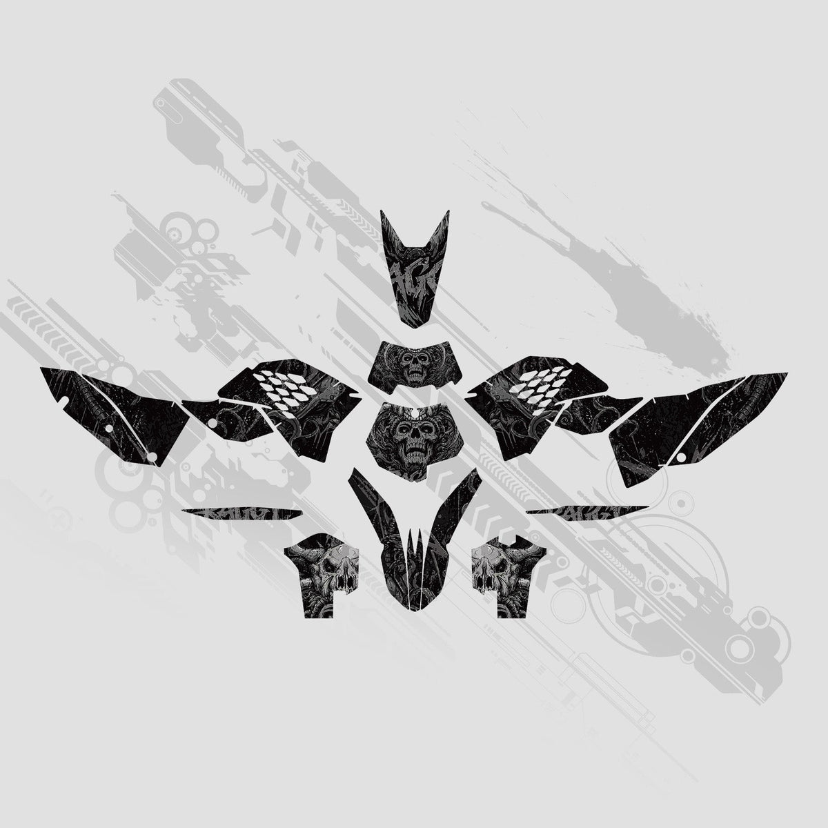 Motorcycle Full Graphics Decals Stickers Kit For KTM EXC 2008-2011
