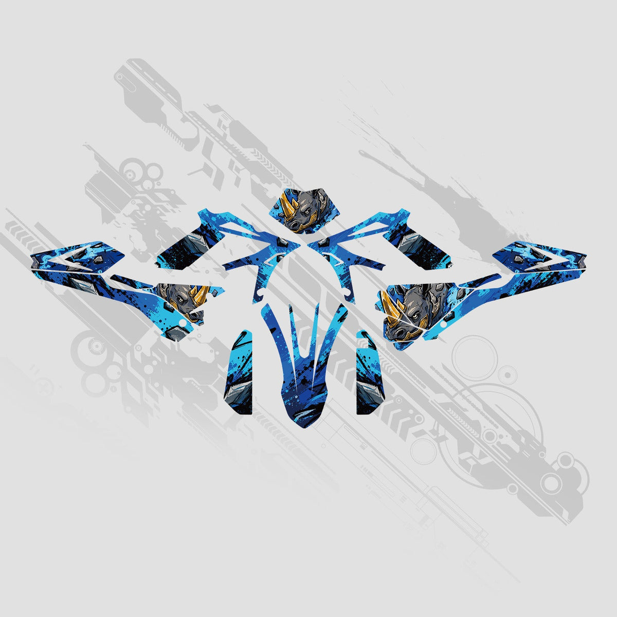 Full Graphics Decals Stickers For Beta Xtrainer 250/300 2018-2019