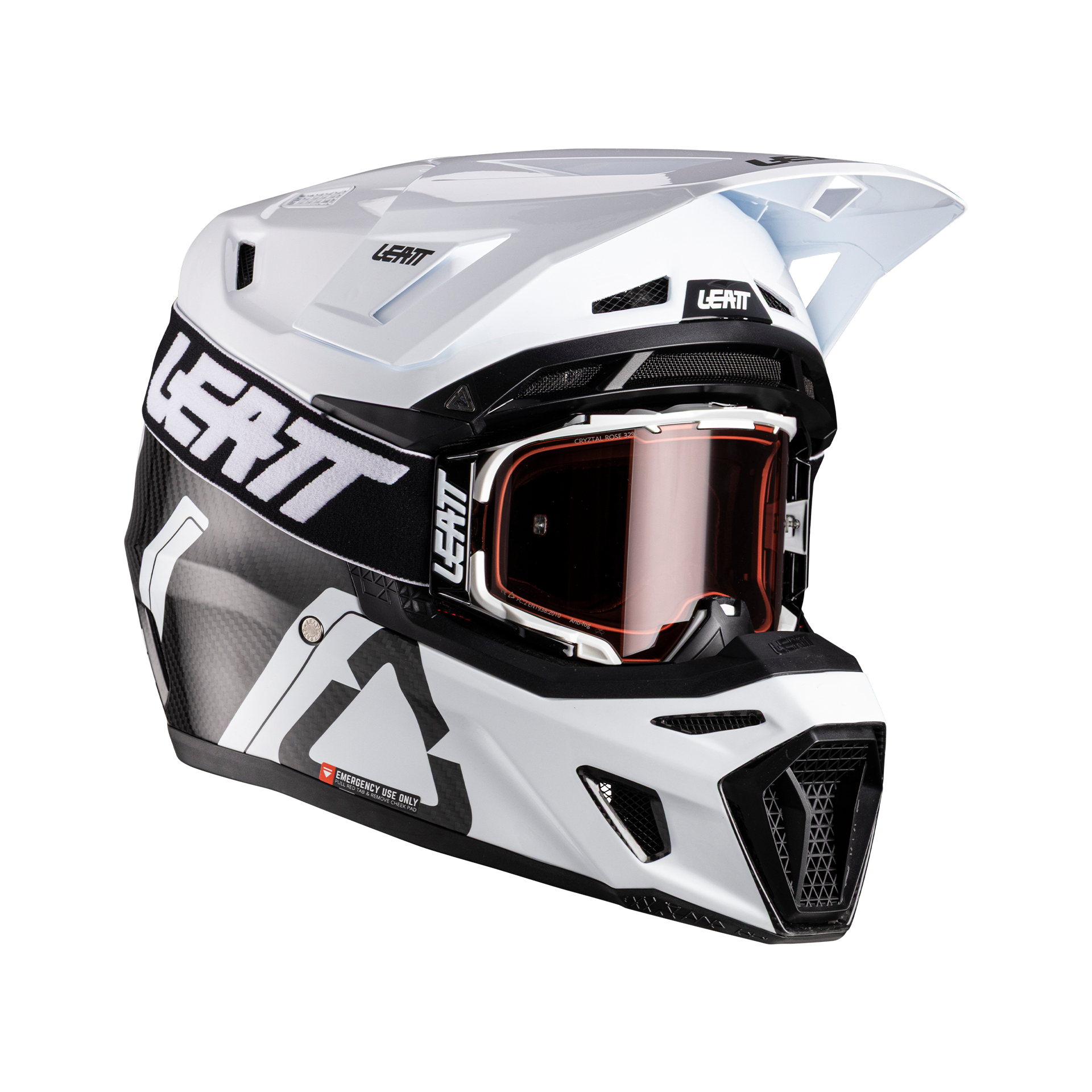 Helmet Kit Moto 9.5 Carbon with 6.5 Iriz Goggle Position 7