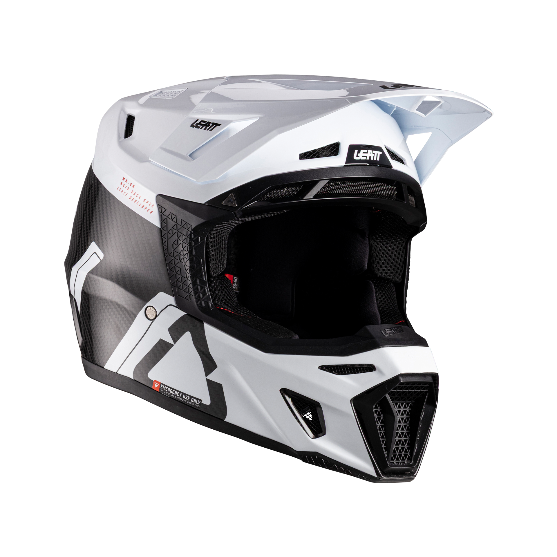 Helmet Kit Moto 9.5 Carbon with 6.5 Iriz Goggle Position 12