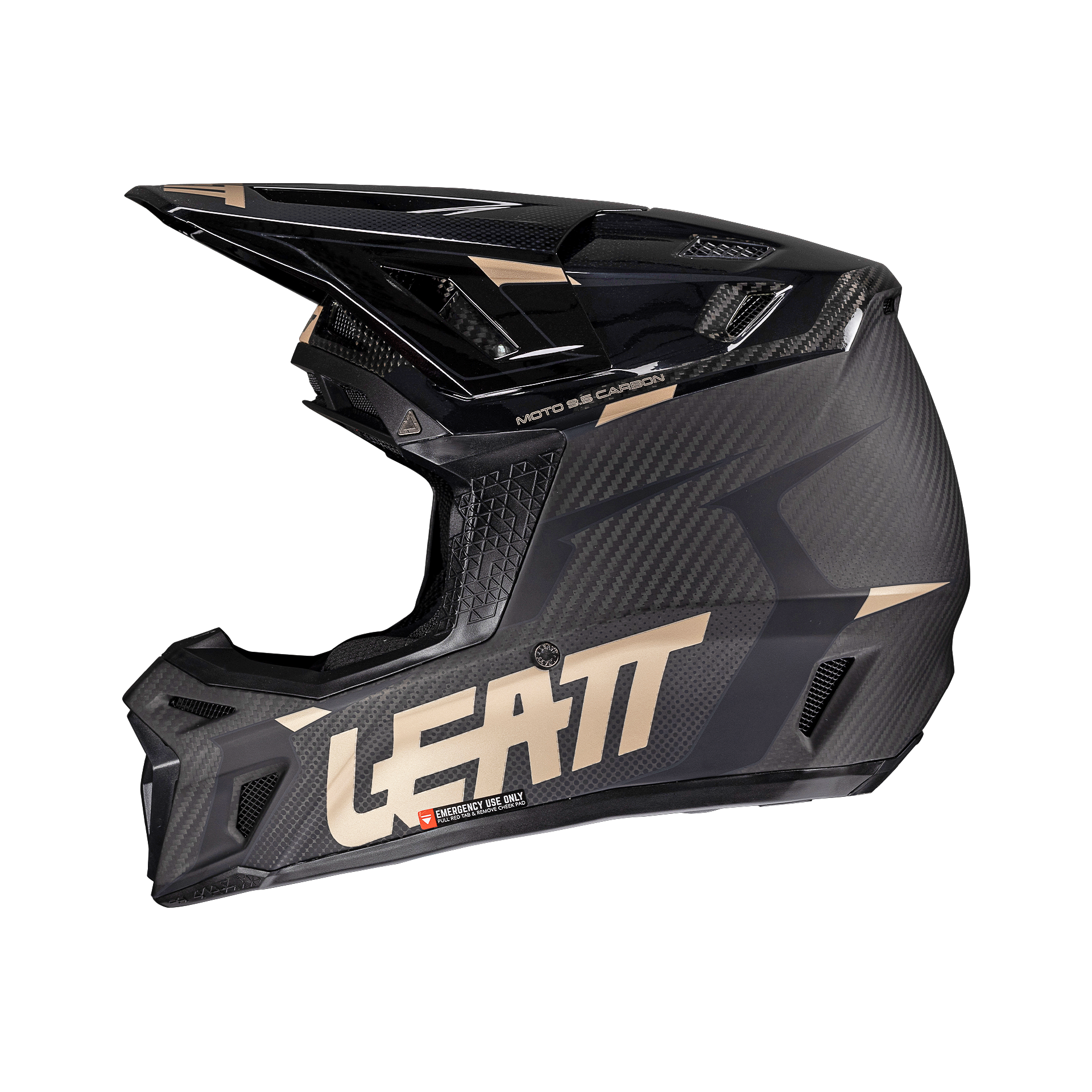 Helmet Kit Moto 9.5 Carbon with 6.5 Iriz Goggle Position 3