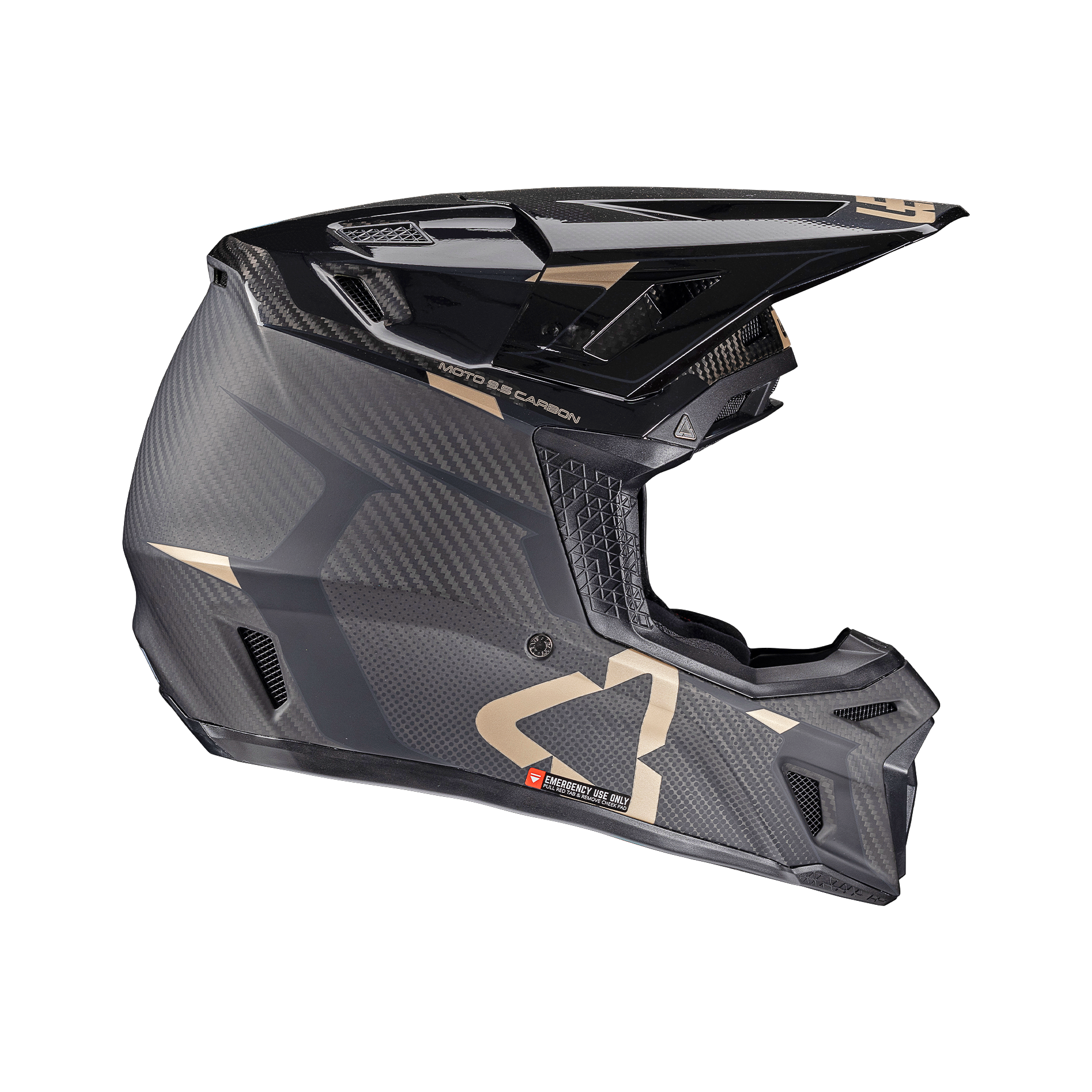 Helmet Kit Moto 9.5 Carbon with 6.5 Iriz Goggle Position 5
