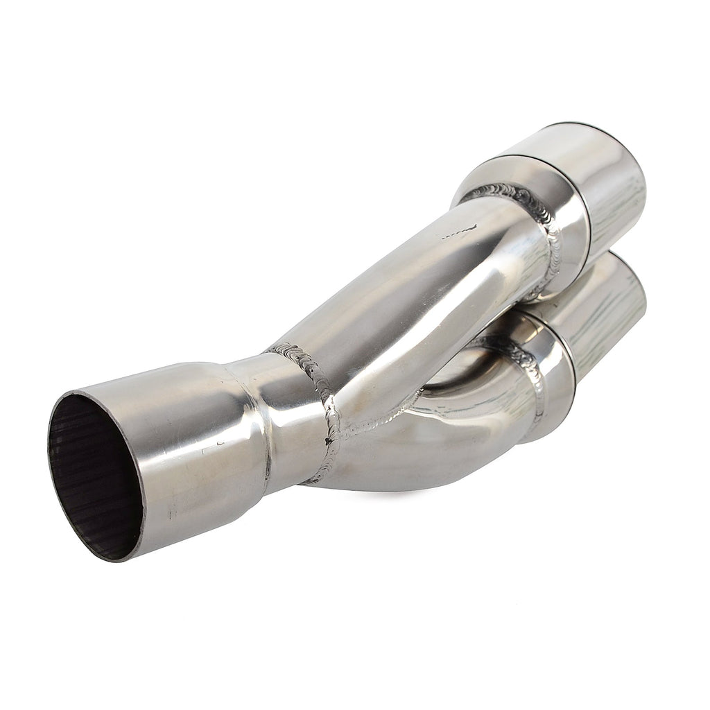 Dual Exhaust Muffler Vent Pipe Slip On 38-51mm Scooters Motorcycle Street Bikes