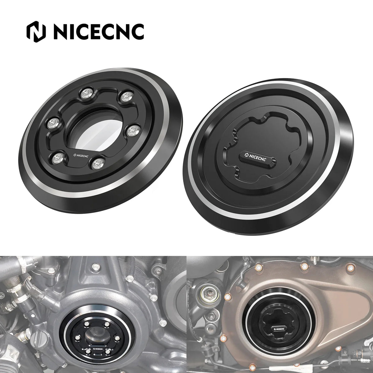 Left Transparent Alternator Plug Cover For Harley Sportster S Pan America 1250 Nightster