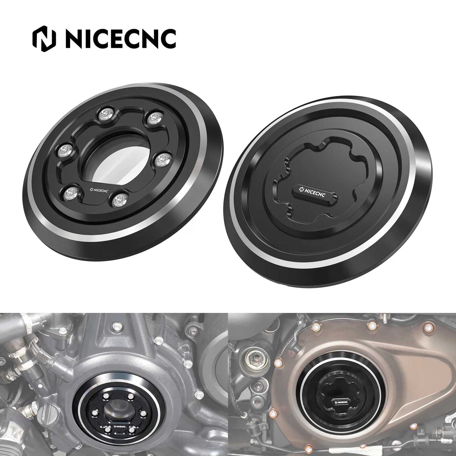Engine Clutch Derby Cover Insert For Harley Sportster S 1250 Nightster 975