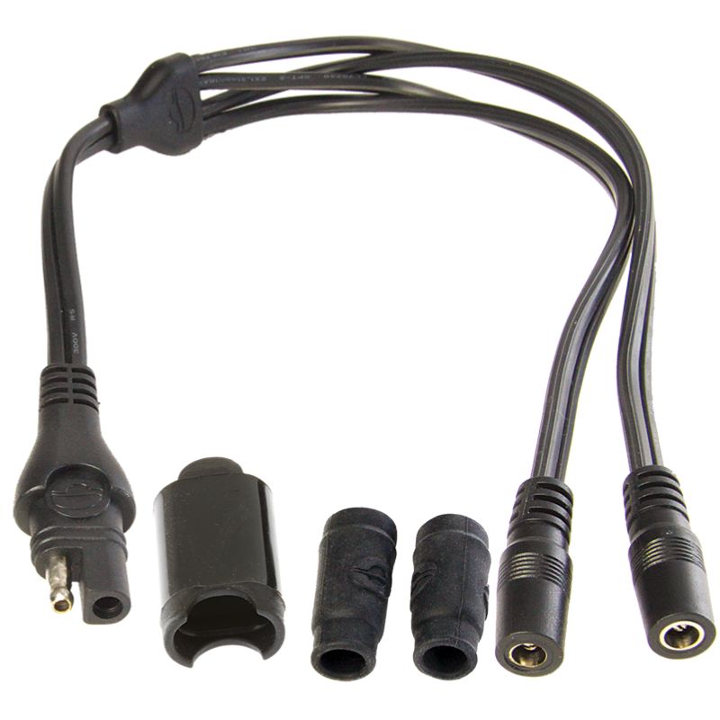 Y-SPLITTER SAE TO 2X DC OUT