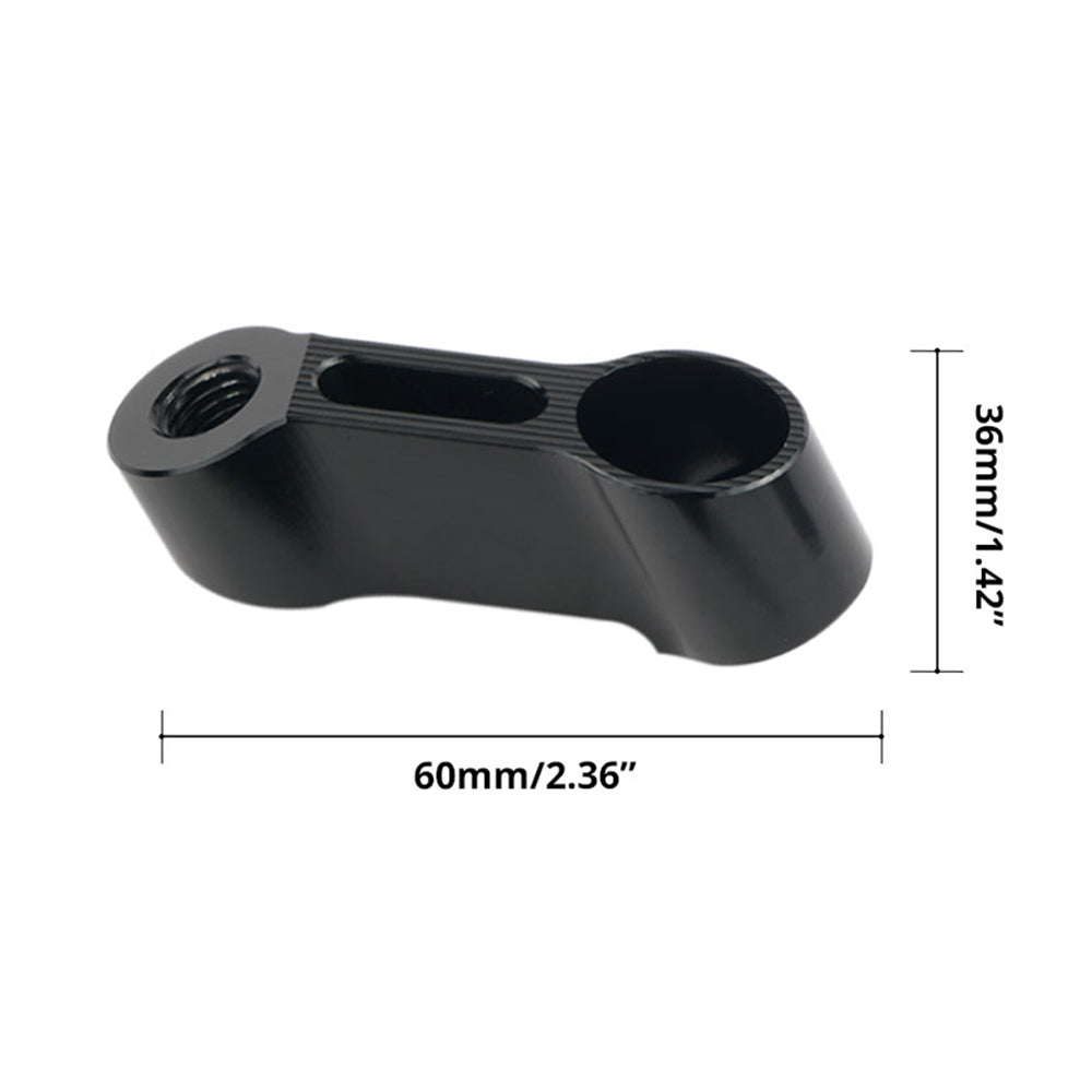 M10 Stem Mirror Mount Riser Extender Adapter Universal For Kawasaki Honda Suzuki