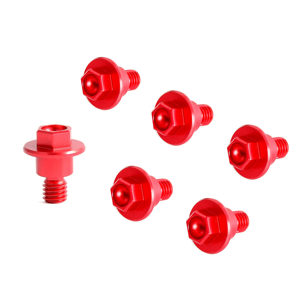 6PCS Front Fork Guard Bolts Screws For Honda CRF150R CRF250R CRF450R