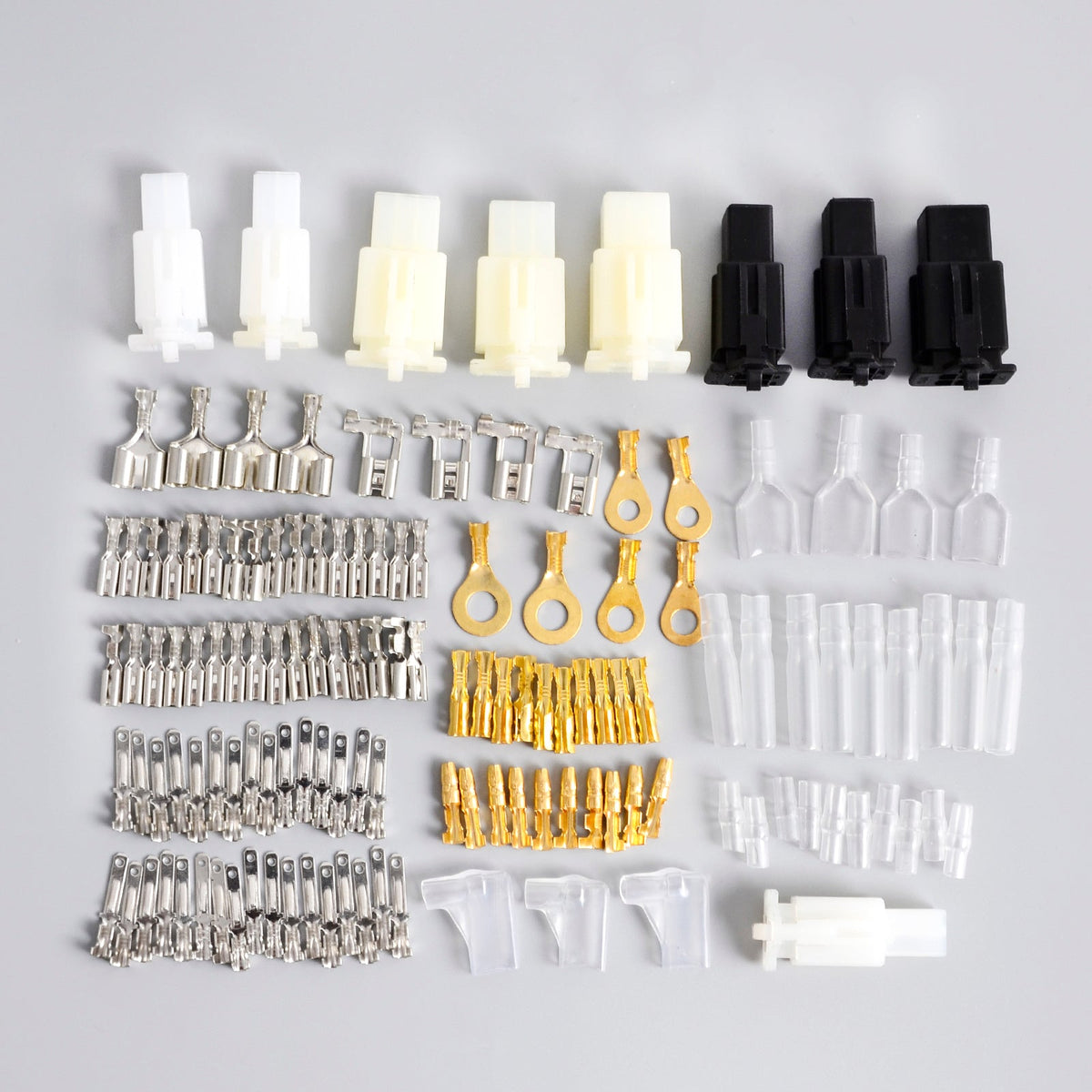 Motorcycle Car Electrical Wiring Bullet Connectors Brass Terminal 2 3 4 6 Way