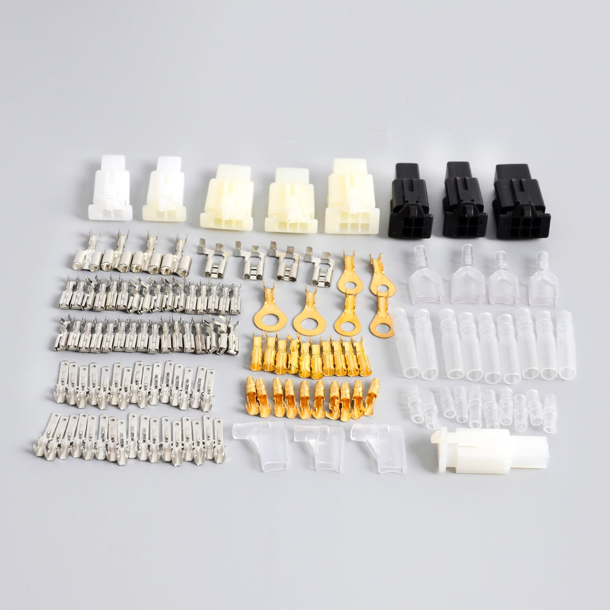 Motorcycle Car Electrical Wiring Bullet Connectors Brass Terminal 2 3 4 6 Way