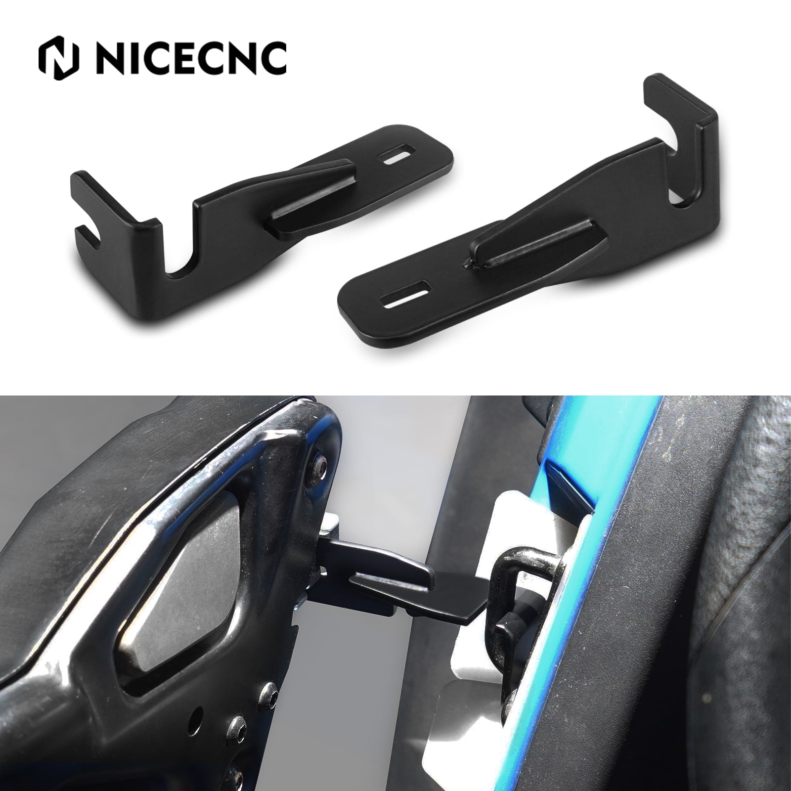 Cool Door Latches Vent Extender Kit For Polaris RZR XP 4 1000 Turbo 900