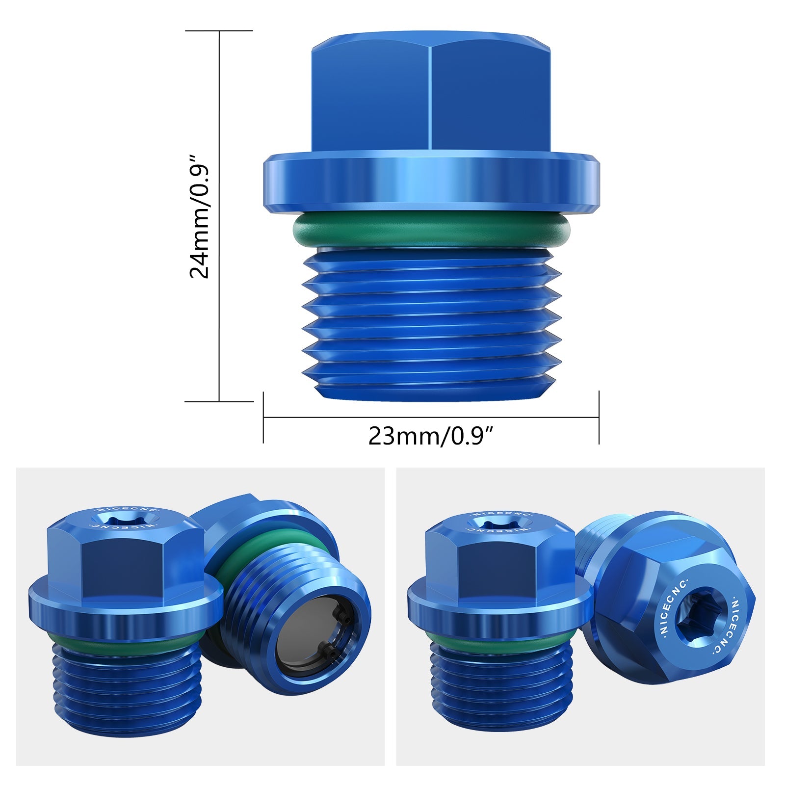Transmission Oil Fill Drain Plug Kit For Polaris RZR XP 4 General 1000 RZR 570 900