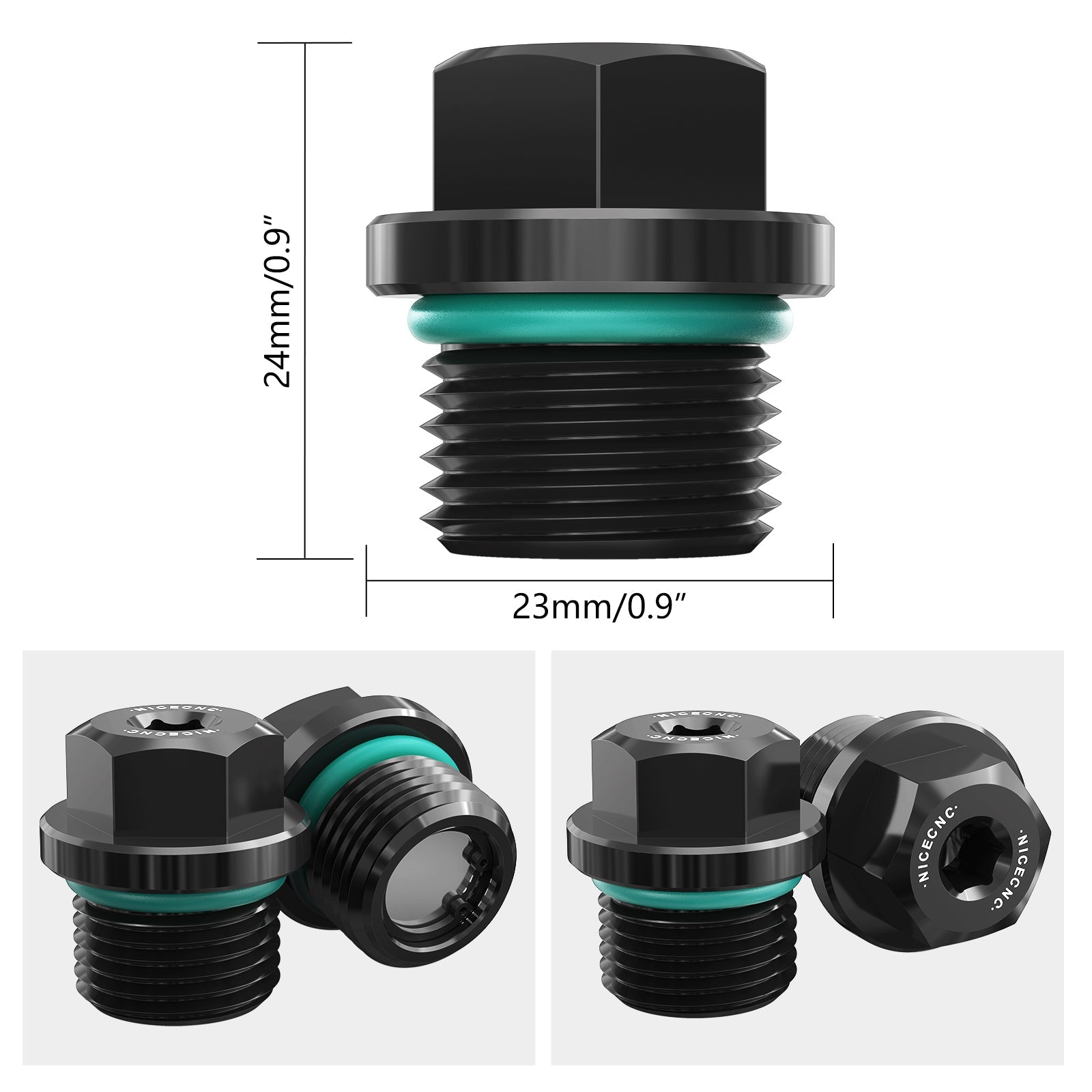 Transmission Oil Fill Drain Plug Kit For Polaris RZR XP 4 General 1000 RZR 570 900