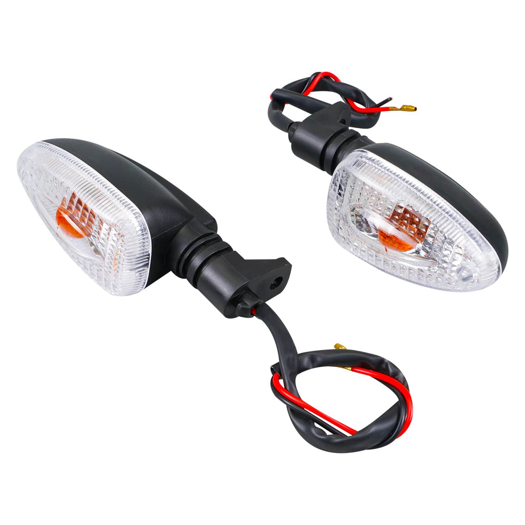 Clear Turn Signals Indicator Lights w/ Bulb For BMW R1200GS K1300R F800GS F650GS