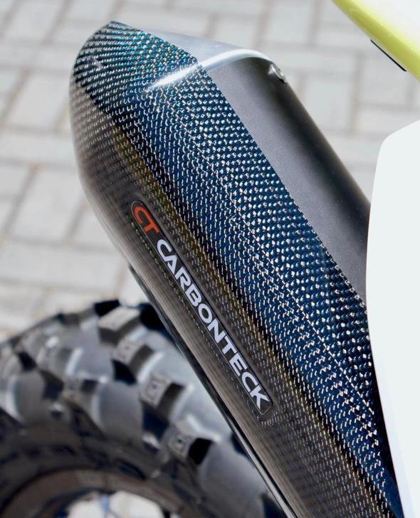 CarbonTech Silencer Guard - KTM/GasGas/Husky 250-300 (2024 Up) Position 2