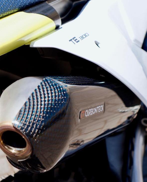 CarbonTech Silencer Guard - KTM/GasGas/Husky 250-300 (2024 Up) Position 3