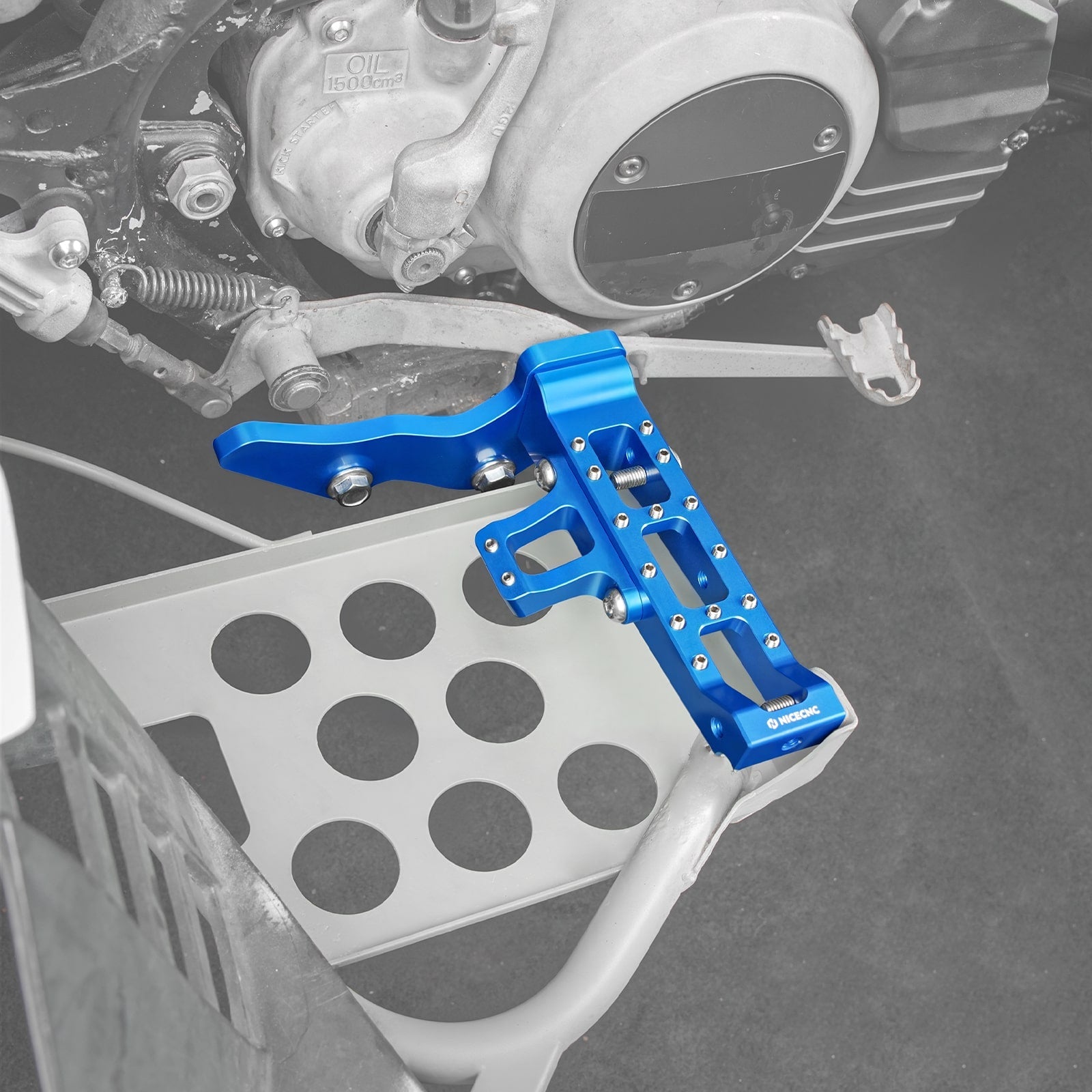 Extended Foot Pegs + Kick Starter Lever For Yamaha Banshee 350